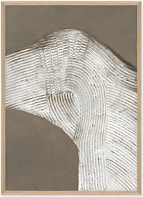 Stampa su tela incorniciata dipinta a mano Raw Shape I