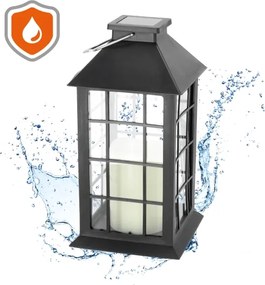 LED Lampada solare a sospensione LED/0,02W/1,2V 1xAA 2700K IP44 200 mAh nero