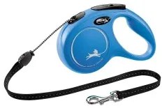 Guinzaglio per Cani Flexi NEW CLASSIC Azzurro Taglia M 5 m