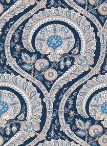 Tapete Les Indiennes von Nina Campbell - Blue