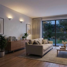 Applique da Parete G9 CONCHIGLIA in Gesso Pitturabile