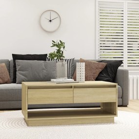 Tavolino Da Salotto Rovere Sonoma 102,5x55x44 Cm İn Truciolato /