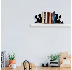 Fermalibri 22x40,5 cm nero