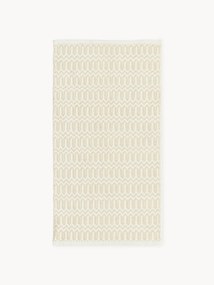 Tappeto da interno-esterno tessuto a mano con motivo geometrico Rune