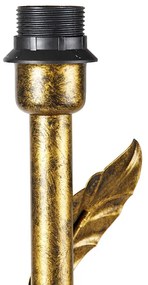 Lampada da terra vintage oro antico 29 cm senza paralume - Linden