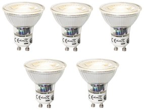 Set di 5 lampadine LED dimmerabili GU10 7W 600 lm 4000K