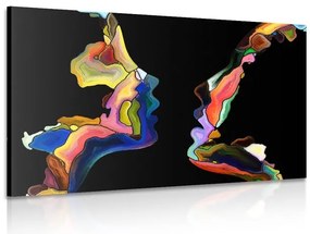 Stampa su tela – Volti astratti di esseri umani