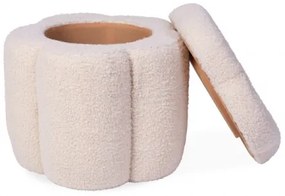 Childhome - Sgabello FIORE diametro 35 cm color crema