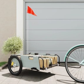 Rimorchio Da Bici Grigio Oxford E Ferro /