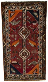 Gabbeh Tappeto 130 x 240 Rosso (Iran) Annodato A Mano