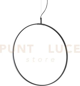 Circus sospensione in metallo nero led 3000k 33w  3550 lm d.60cm