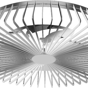 Ventilatore da soffitto Himalaya WiFi nichel , D. 63 cm MANTRA