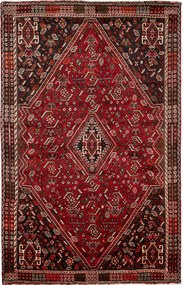 Gashghai Tappeto persiano 180 x 270 Rosso (Iran) Annodato A Mano