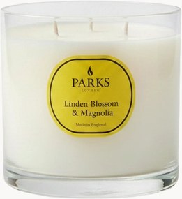 Candela profumata fatta a mano a tre stoppini Vintage Aromatherapy (fiore di tiglio, magnolia e muschio morbido)