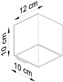 Brilagi -  Applique a LED MURO 1xG9/3,5W/230V calcestruzzo