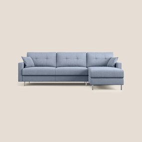 Megan divano letto angolare in microfibra smacchiabile T11