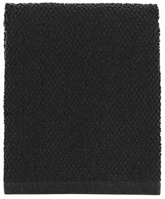 Asciugamani ospite per bagno 55x100 cm nero in cotone 100%