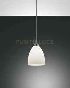 Provenza sospensione bianca d.20 cm 1 luce attacco e27 in metallo e...