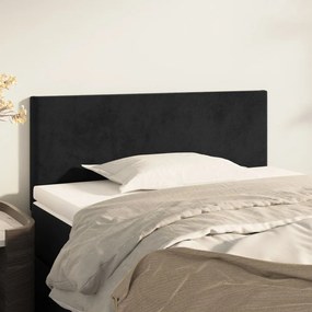 Testiera Nera 100x5x78/88 Cm İn Velluto /