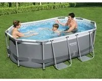 Bestway Piscina Fuori Terra Ovale Power Steel 305x200x84 cm 3202564