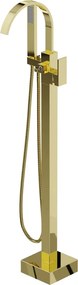 Mexen Veda rubinetto da bagno freestanding, oro - 75433-50