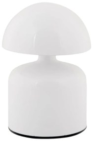 Lampada da tavolo a LED bianca con paralume in metallo (altezza 14 cm) Impetu - Leitmotiv