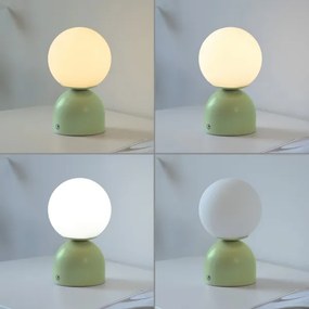 Schöner Wohnen 19218-43 - Lampada da tavolo LED dimmerabile RUDI LED/1,2W/5V verde