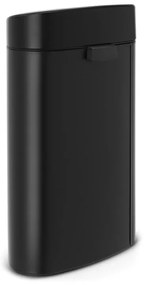 Cestino per la spazzatura in acciaio in nero opaco touch 40 l Touch Bin – Brabantia
