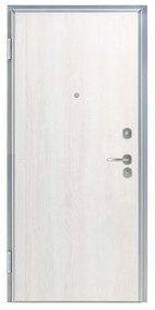 Pannello per porta d'ingresso coordinato Wheat rivestito bianco L 97  x H 212 cm, Sp 0.06 mm