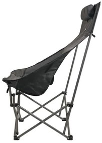 Sedia da campeggio pieghevole grigio