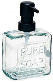 Dispenser di Sapone Pure Soap 250 ml Cristallo Trasparente Plastica (12 Unità)