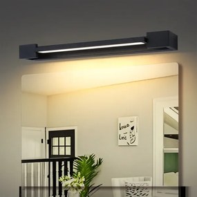 Brilagi-LED Illuminazione per specchio da bagno AQUA LINE LED/12W/230V 45 cm IP44 nero