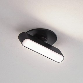 Lindby Luci LED da incasso Eldrin, nero, barra luminosa, 13,1 cm