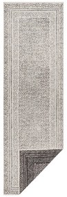 Runner da esterno bianco e nero Berlino, 80 x 250 cm - Ragami