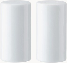 Set di saliera e pepiera in porcellana Chalk