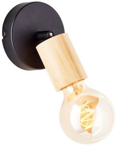 Brilliant - Faretto da parete TIFFANY 1xE27/28W/230V bambù