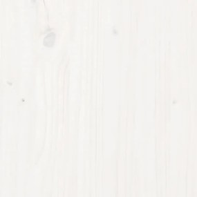 Giroletto bianco legno massello pino 120x190cm 4ft small double