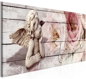 Quadro Contemplation (1 Part) Narrow  Colore Rosa, Dimensioni e Misure 120x40