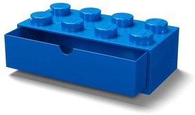 Scatola da tavolo blu con cassetto , 31 x 16 cm - LEGO®