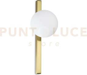 Binomio applique a parete 1 luce attacco g9 lampadina inclusa color...