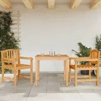 Sedie da Giardino 2 pz 58x59x88 cm in Legno Massello di Teak 364407