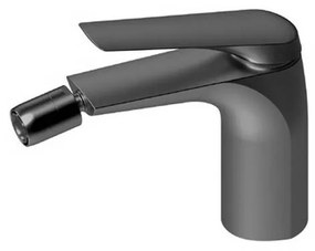 Kamalu - miscelatore bidet in ottone con finitura gun metal | kam-l gun metal