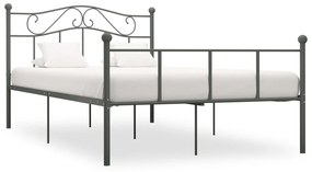 Giroletto Grigio İn Metallo 160x200 Cm /