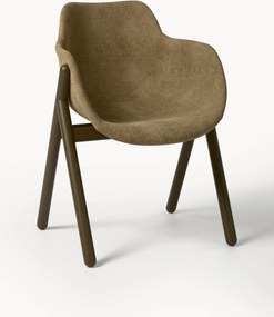 Sedia con braccioli imbottita Carmi