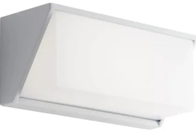 Applique LED moderno da esterno LED-W-LUXON BCO bianco IP54, luce cct da bianco caldo al bianco neutro 1620 lumen, FAN EUROPE