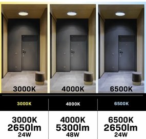 LED Plafoniera dimmerabile con ventilatore LIBYA LED/48W/230V 3000-6500K+RC