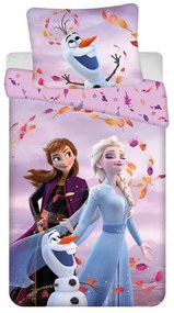Set copripiumino e federa da bambini in cotone per letto singolo 140x200 cm Frozen "Sky" – Jerry Fabrics
