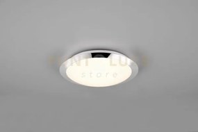 Umberto h2o plafoniera led 12w 1160lm, 3000k bordo cromo ip44 d. 29cm