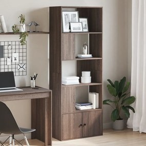 Libreria Rovere Marrone 70x36x189 Cm İn Legno Multistrato /