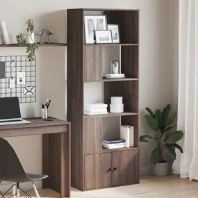 Libreria Rovere Marrone 70x36x189 Cm İn Legno Multistrato /